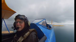 BREIZH AIRSHOW 2024 retour du STEARMAN PT 17 sur Dinan [upl. by Anelah]