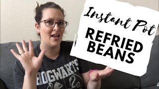 Instant pot Refried Beans The easiest Instant Pot recipe ever [upl. by Hayyim]