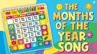 The Months of the Year Song  Learn All 12 Months with Fun Nursery Rhyme [upl. by Mumford]