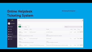 Online Helpdesk Ticketing System [upl. by Eeldivad]