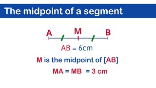 The midpoint of a segment grade3  grade 4 [upl. by Ewall168]