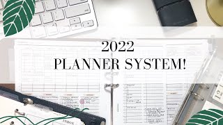 2022 Planner System  How Ill be doing my monthly weekly and daily planning [upl. by Nymassej]