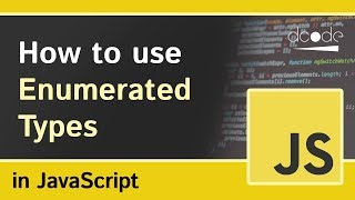 Javascript Tutorial  Enum Types [upl. by Prescott]