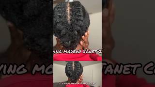 Elegant Ballet Hair For Coarse Hair Textures🤩✨ naturalhair hairtutorial ballet [upl. by Sharia688]