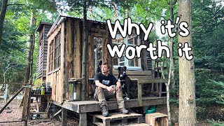 The Case For Simple Living In An OffGrid Tiny House  Why I Do It [upl. by Etnoid228]