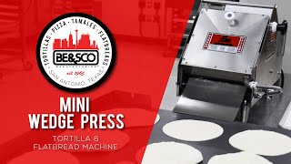 Tabletop Tortilla Machine Restaurant Style  Mini Wedge Press [upl. by Eenel260]