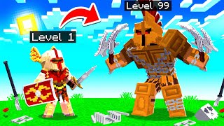 Upgrading GLADIATORS to SPARTAN WARRIORS in MINECRAFT [upl. by Hernandez]