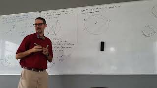 Circle proof 5 Opposite angles in a cyclic quadrilateral are supplementary [upl. by Spense]