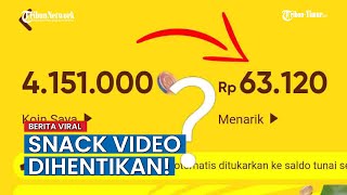 VIRAL Snack Video Aplikasi Penghasil Uang Kini Dibekukan Satgas Waspada Investasi [upl. by Bakemeier304]