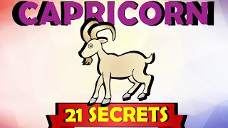 Capricorn Personality Traits 21 SECRETS [upl. by Aicella672]