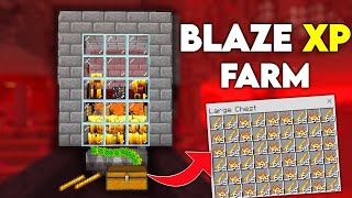 Easiest Blaze XP Farm in Minecraft 121 Bedrock Java amp PE [upl. by Dwane]