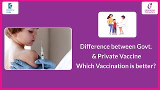 What is Difference Between Government Vaccine amp Private Vaccine Dr Somalika Pal  Doctors Circle [upl. by Ahsemat]