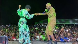 Eddy Kenzo dancing with his wife HonPhiona Nyamutoro at her Thanksgiving celebration in Nebbi [upl. by Acim458]