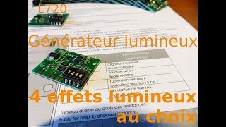 Module deffet lumineux pour modélisme L720 [upl. by Nylassej]