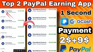 Top 2 PayPal Earning App  Paypal Earning Apps  Paypal Earning App Today [upl. by Utimer]