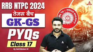 RRB NTPC 2024  Railway NTPC GK GS Classes By Sahil Madaan Sir  Previous Year Questions 17 [upl. by Valleau]