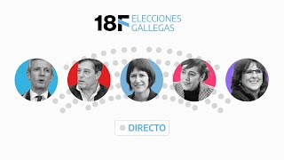 🔵 ELECCIONES GALICIA  Debate electoral en TVG [upl. by Eniamahs]