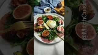 Bresaola amp Fig Salad Recipe salad healthyrecipe breakfastrecipes [upl. by Aihsenat878]