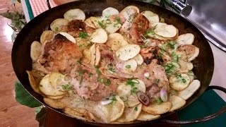 Pollo al Verdeo con Papas Españolas nunca fue tan fácil  IdeasampSabores [upl. by Kcinomod]