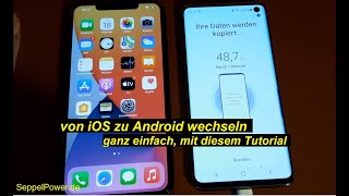 Tutorial von iOS auf Android wechseln  ganz einfach  SeppelPower [upl. by Tioneb368]