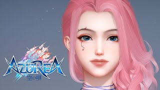 Azurea Song of the Sky Classes and Character Creation Gameplay Japan [upl. by Dowski]