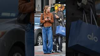 Lila Moss and Iris Law Enjoy a Shopping Trip in New York shorts [upl. by Maribel]