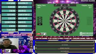 Darts  European Championship Darts Day 2  PDC Darts  2024 European Championship Watch Along [upl. by Emirak896]