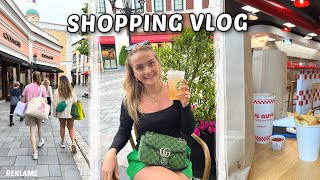 SHOPPING VLOG  Vi besøger Neumünster Designer Outlet [upl. by Ayotas]