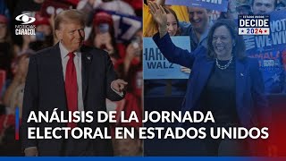 Comienza la cuenta regresiva para conocer el vencedor de la contienda electoral en Estados Unidos [upl. by Nebra592]