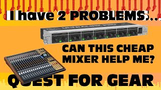 Behringer MX882 V2 Rackmount MixerSplitter Unboxing [upl. by Akirdnahs]