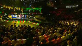 Eurovision 2008 Semi Final 1 03 Estonia Kreisiraadio Leto Svet 169 HQ [upl. by Stanislas490]