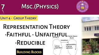 Lecture 7 Representation of Group  Faithful  Unfaithful  Reducible Representation  Group Theory [upl. by Thelma885]