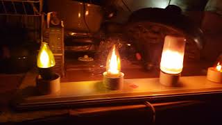 Euri Lighting LED Flickering Flame Bulb DemonstrationReviewComparison to LED Flame Effect [upl. by Little]