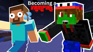 Becoming A VAMPIRE In Minecraft  Vampirism Mod [upl. by Sophey]