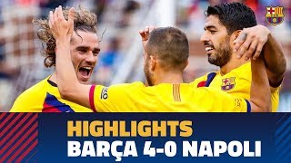 FC Barcelona – SCC Napoli 40 HIGHLIGHTS [upl. by Nynnahs]