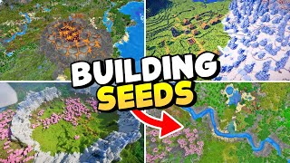 TOP 5 BEST NEW Seeds for Building in Minecraft 120 amp 121 minecraft pe amp java seeds [upl. by Apollo424]