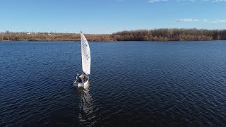 ODay Widgeon On a Late Fall Sail [upl. by Volnay627]