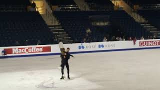 Gabriella Papadakis  Guillaume Cizeron Gala practice European championship 2019 [upl. by Templia]