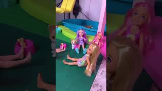 Uma visita inesperada na casa das Barbies barbies historiadebarbie youtubekids [upl. by Ferrel]