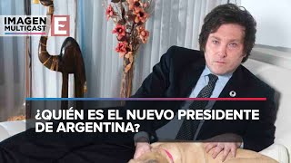 ¿Quién es Javier Milei el nuevo presidente de Argentina [upl. by Ettenna195]