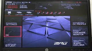 MSI MPG B550 Gaming Plus AM4  How to Change OC Explore Mode  Explore Overclocking Options [upl. by Rexana]