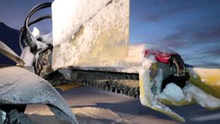 Eleveur et pilote de dameuse PistenBully  Extreme Snow Plowing [upl. by Ahsak]