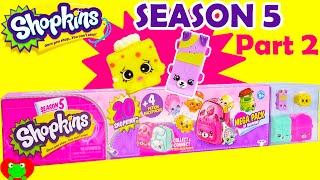 Shopkins SEASON 5 Mega Pack Part 2 of 3 Toy Genie [upl. by Torre]