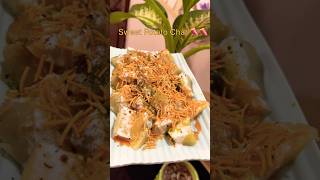 Sharkargandi Sweet Potato chaat shorts sweetpotato chaatlover chaatrecipe [upl. by Salem]