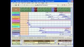 0 Sample 1  Production Scheduling Software Asprova Introduction [upl. by Anilegnave696]