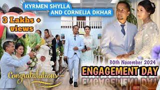 KYRMEN SHYLLA and CORNELIA DKHAR Engagement day video song [upl. by Arrec]