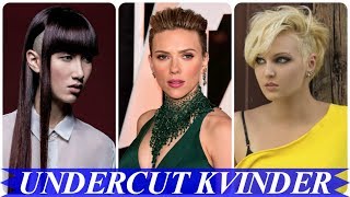 Frisurer undercut hair kvinder 2018 [upl. by Alansen]