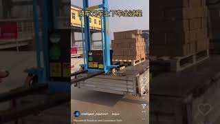 semi electric stacker forklift [upl. by Artemed]