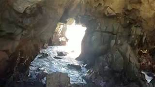 Keyhole Arch at Pfeiffer Beach [upl. by Neelyar46]