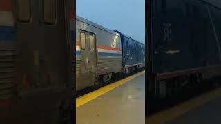 Amtrak 29 Capitol Limited pulling into Elkhart for the last and final time [upl. by Brunk]